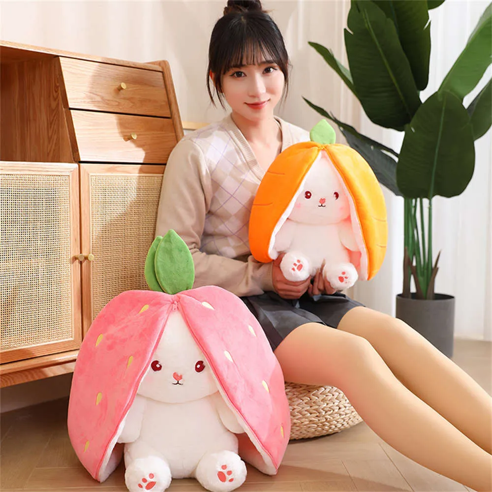 Strawberry Carrot Bunny Plush Toy Easter Gifts