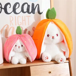 Strawberry Carrot Bunny Plush Toy Easter Gifts
