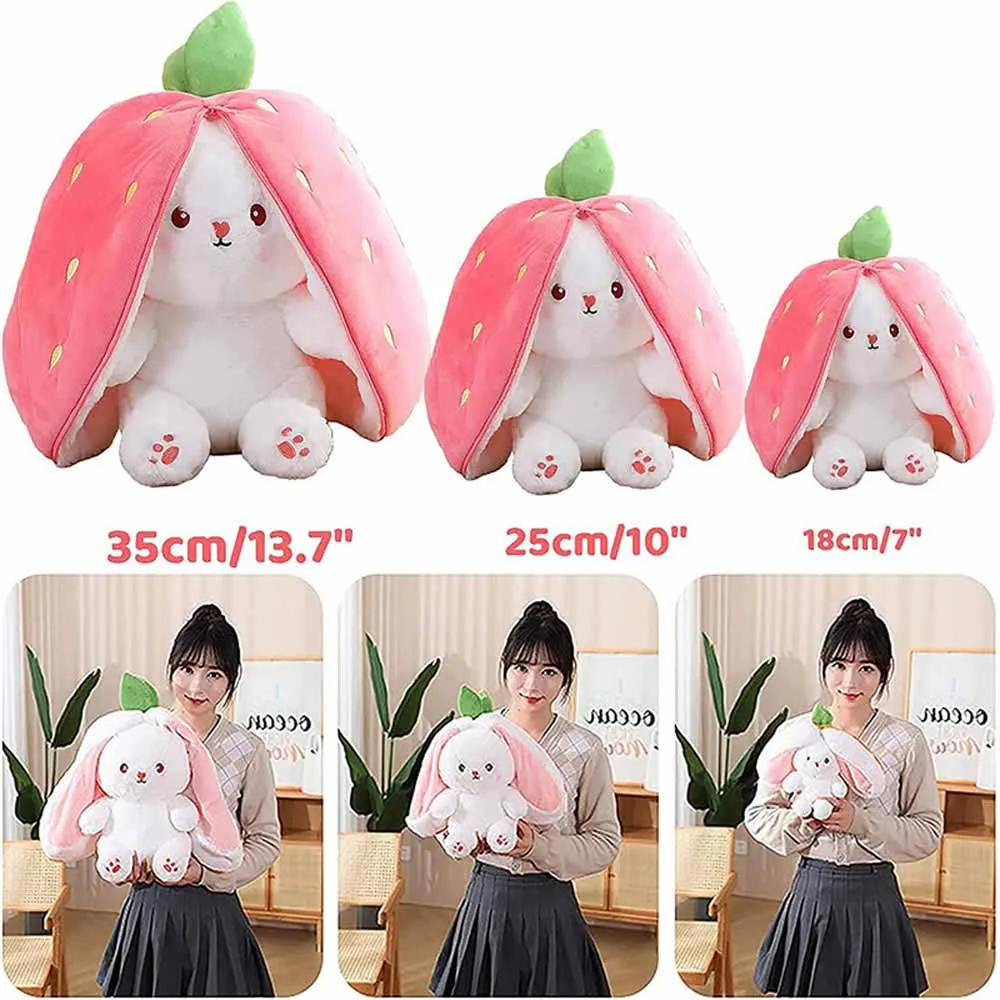 Strawberry Carrot Bunny Plush Toy Easter Gifts