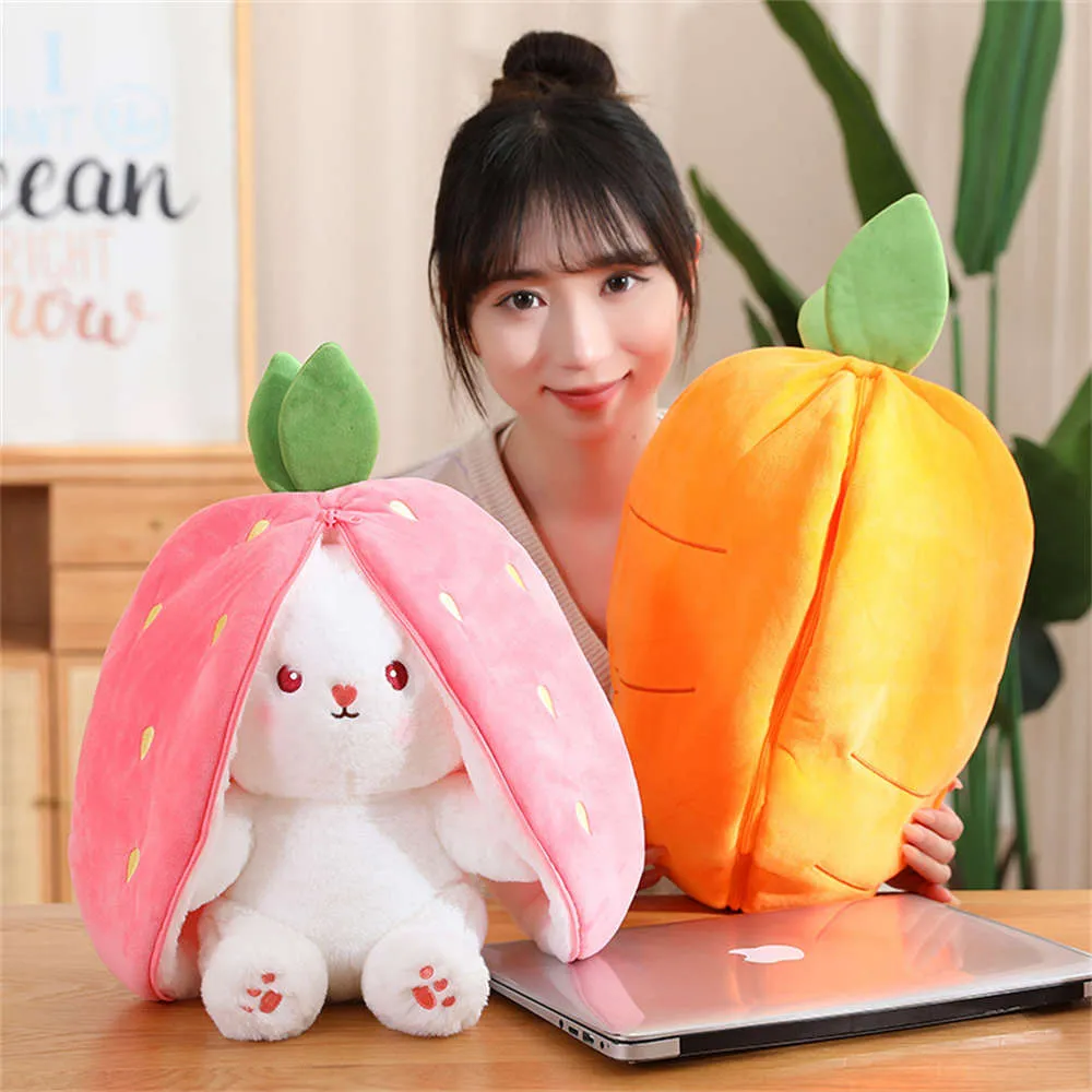 Strawberry Carrot Bunny Plush Toy Easter Gifts