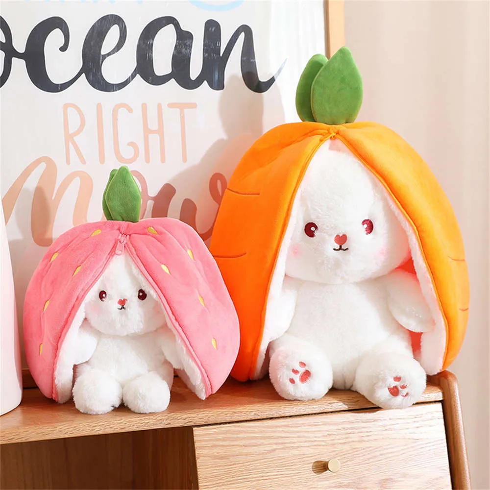 Strawberry Carrot Bunny Plush Toy Easter Gifts