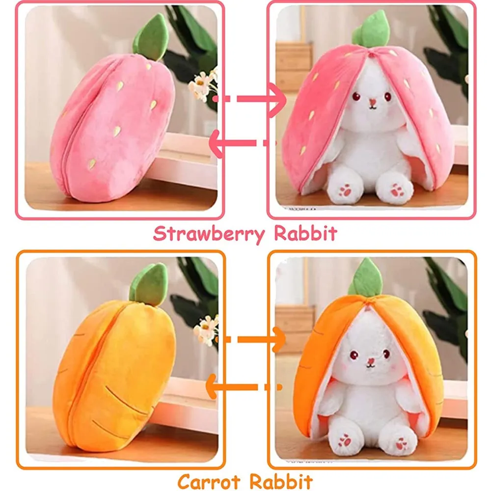 Strawberry Carrot Bunny Plush Toy Easter Gifts