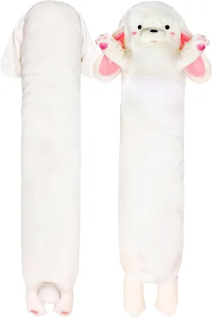 Stuffed Animal Big Bunny Body Pillow – Soft Plush Toy & Throw Pillow for Kids, Medium (35 Inches), Soft Plushies Stuff Gift for Boys and Girls