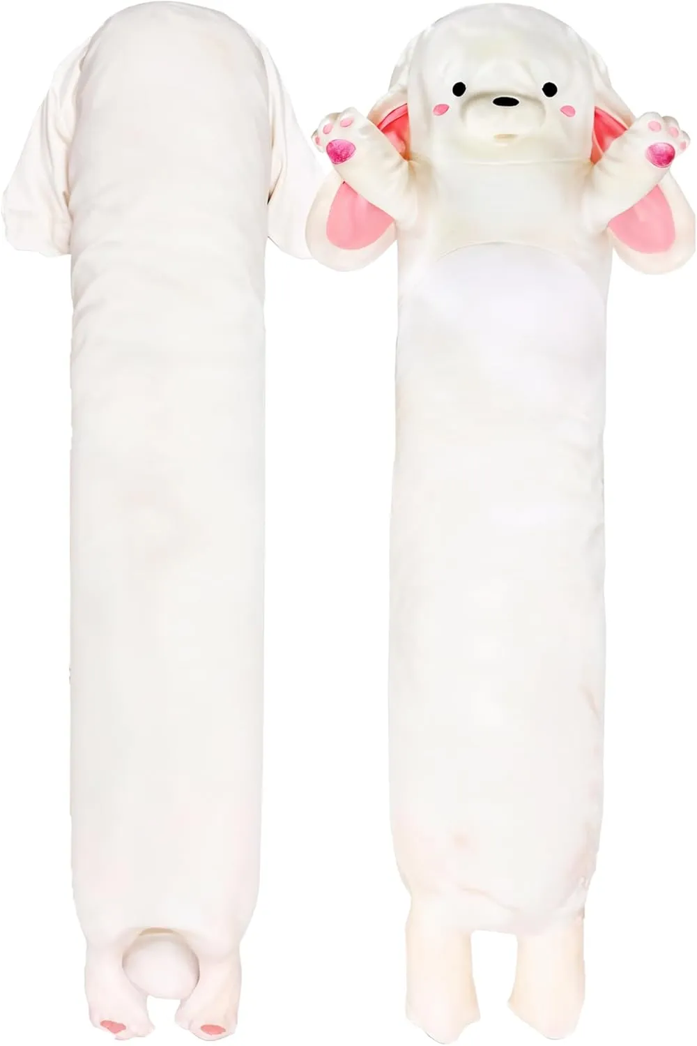 Stuffed Animal Big Bunny Body Pillow – Soft Plush Toy & Throw Pillow for Kids, Medium (35 Inches), Soft Plushies Stuff Gift for Boys and Girls