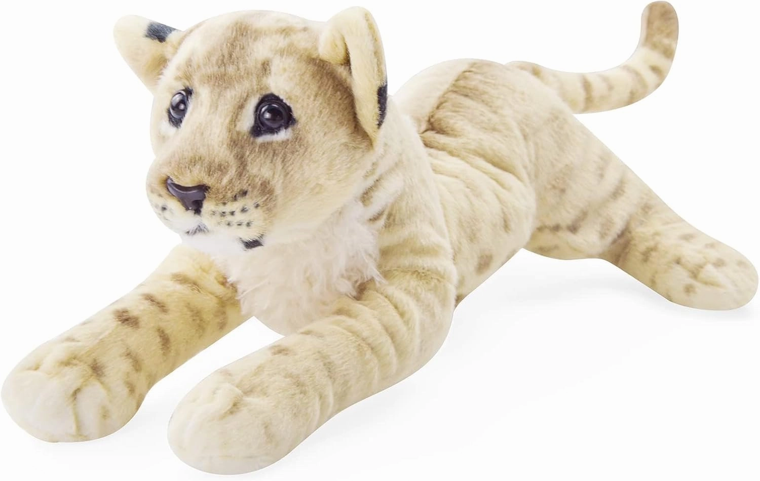Stuffed Animal Lion 19" Lion Stuffed Animals Plush Pillow Realistic Stuffed Baby Lion Plush Toys Safari Animals Toys Jaguar Cute Plushies Birthday for Kids Boys Girls