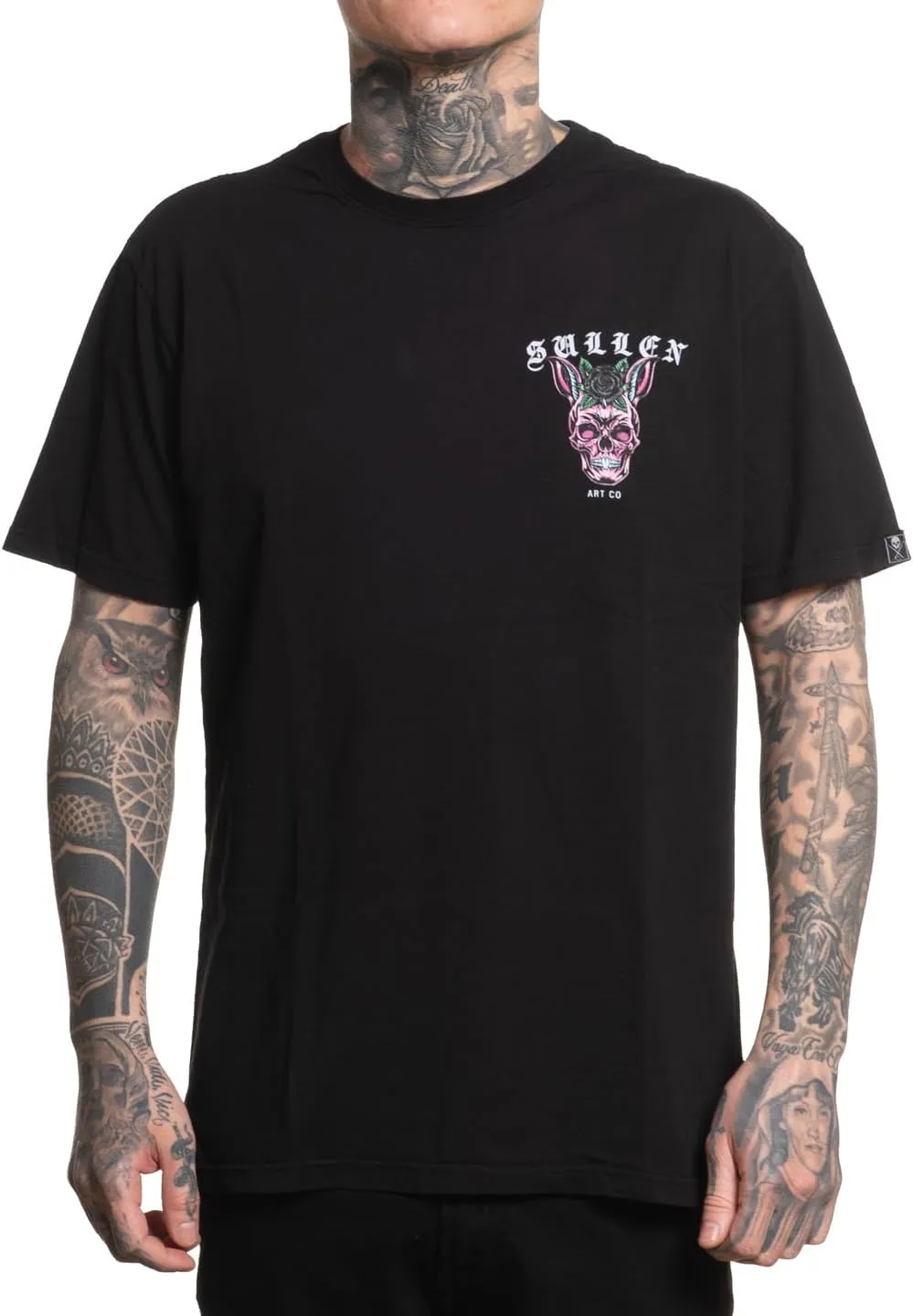 Sullen Men's Skull Bunny Easter Special 2025 Tattoo Lifestyle Graphic Premium Short Sleeve Tee