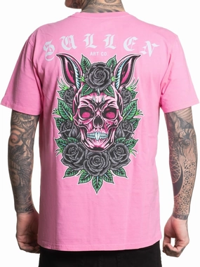 Sullen Men's Skull Bunny Easter Special 2025 Tattoo Lifestyle Graphic Premium Short Sleeve Tee