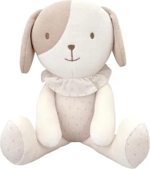 Super Soft Organic Cotton Baby First Friend, Attachment Doll for Baby, Pillow Buddy, Plush Animal Toys, Stuffed Animal Puppy, Honey Frill Puppy