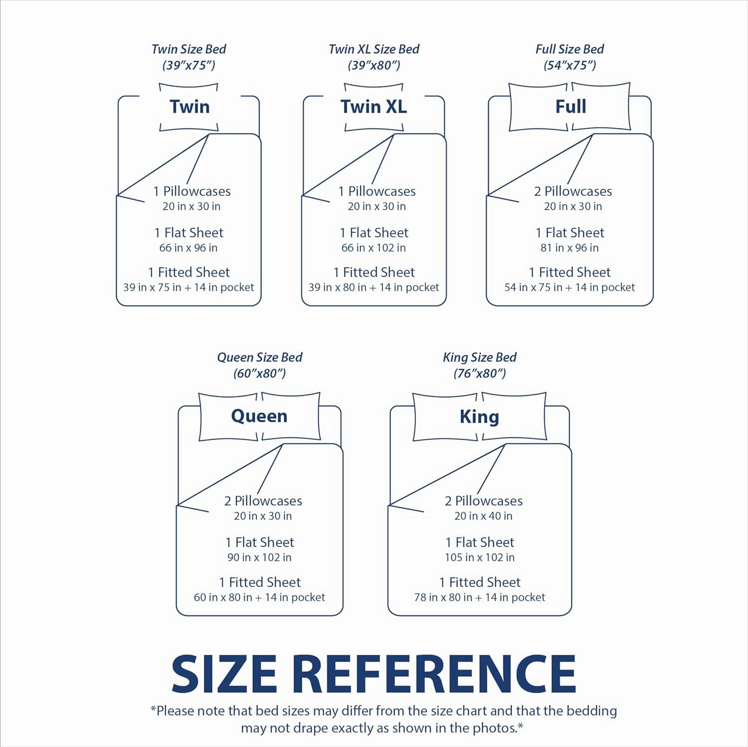 Swift Home Smart Sheets, Ultra Soft Brushed Microfiber 4-Piece Sheet Set, Fitted Bed Sheet with Side Storage Pockets – Blue Fog, King