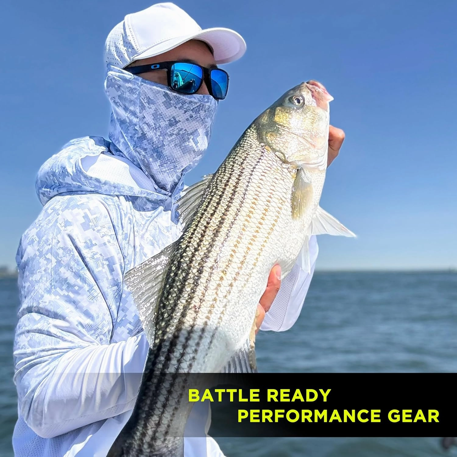 SYNKER Stealth All Weather Performance Fishing Camo Hoodie | UPF 50  Long Sleeve Shirt for Men and Women, Camouflage