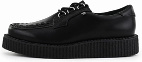 T.U.K. Black Anarchic Creeper Shoes for Women and Men