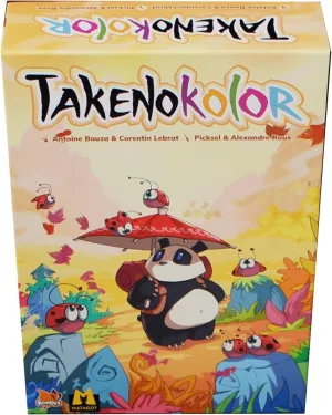 Takenokolor Board Game - Engage in Colorful Gardening Fun with Bamboo Groves! Fun Family Strategy Game for Kids & Adults, Ages 6 , 2-4 Players, 20 Minute Playtime, Made by Matagot