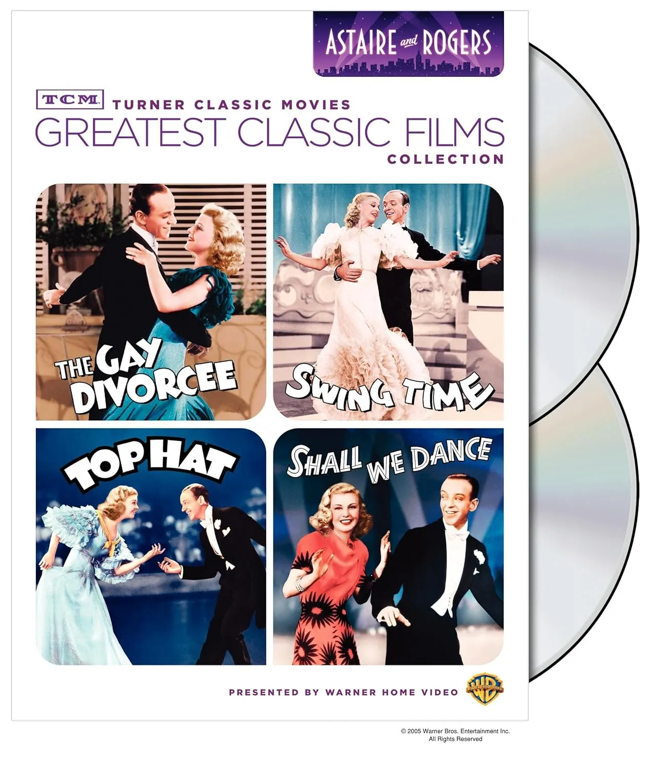 TCM Greatest Classic Film Collection: Astaire & Rogers (The Gay Divorcee / Top Hat / Swing Time / Shall We Dance)