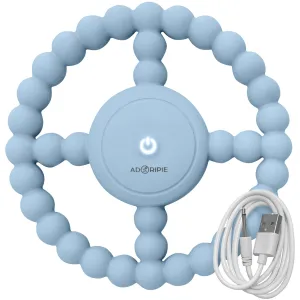 Teething Rings - Baby Teether Toys for Babies 6-18 Months - Vibrating Silicone Baby Chew Toys - Safe Teethers for Soothing Sore Gums - Support Speech- Waterproof Baby Teething Toys for Boys and Girls