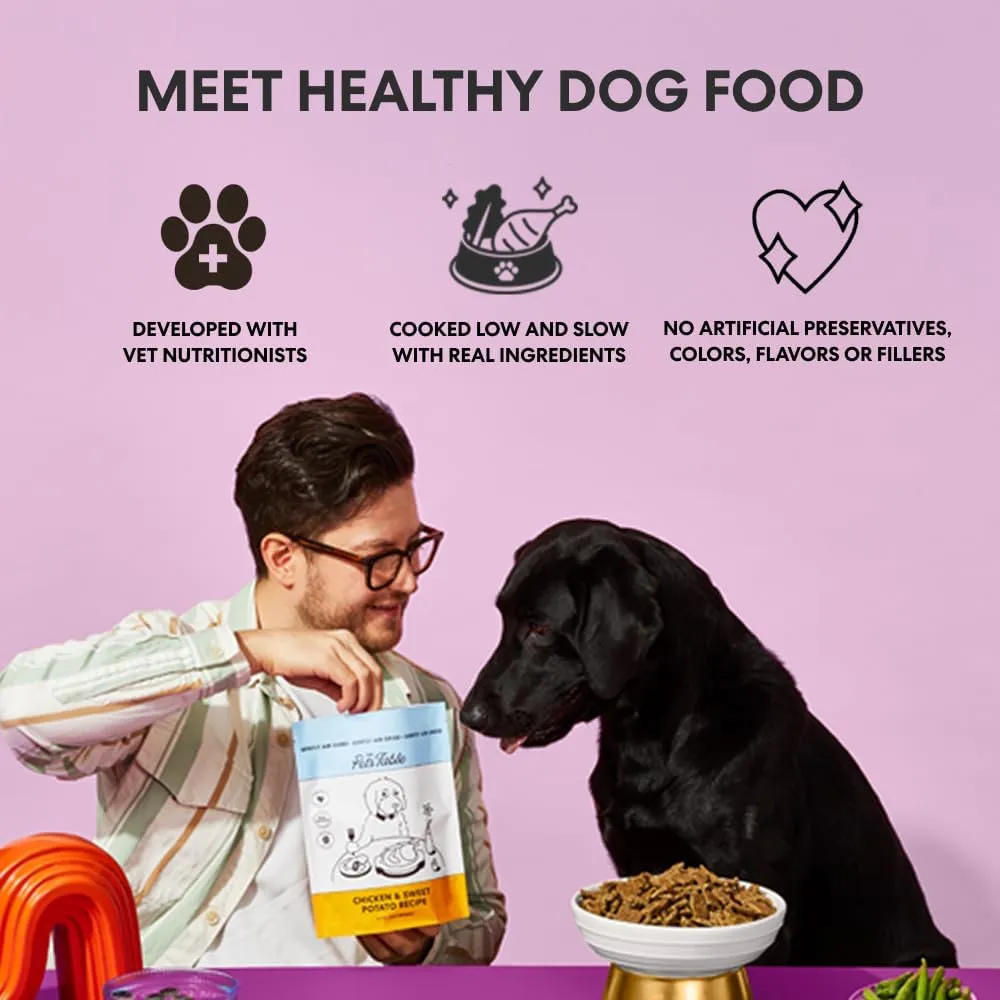 The Pets Table Chicken & Sweet Potato Air Dried Dog Food, 48 Ounce Bag