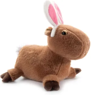 The Petting Zoo Spring Carl Capybara Bunny Stuffed Animal Plushie, Easter Gifts for Kids, Brown Capybara Bunny Plush Toy, 8 inches