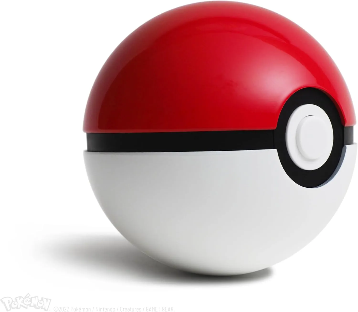 The Wand Company Original Poké Ball Authentic Replica - Realistic, Electronic, Die-Cast Poké Ball with Display Case Light Features – Officially Licensed by Pokémon