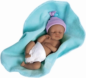 The Ashton-Drake Galleries Bundle Babies Baby African American Black Doll Collection Issue #2: Bundle of Joy Miniature Lifelike Collectible Dolls by Sherry Rawn 4-Inches