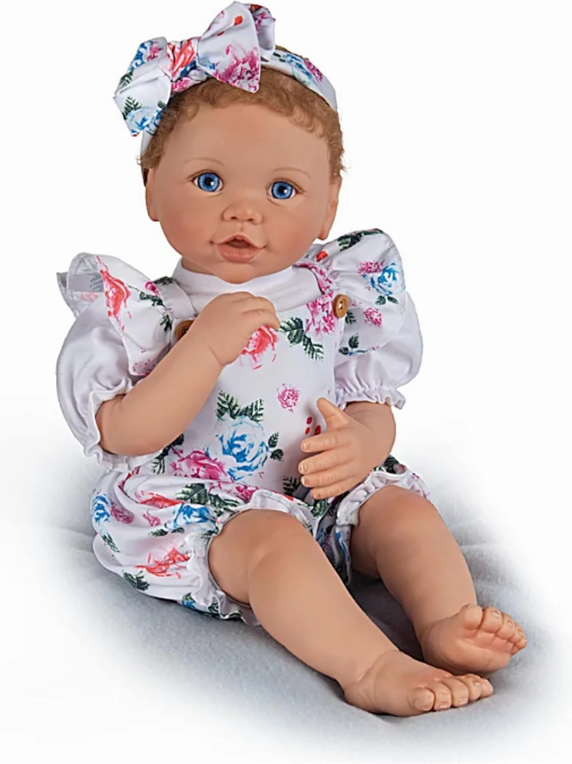 The Ashton-Drake Galleries Secret Garden Reborn Baby Doll, 19 Inches Long, Handcrafted by Linda Murray with RealTouch Vinyl Skin