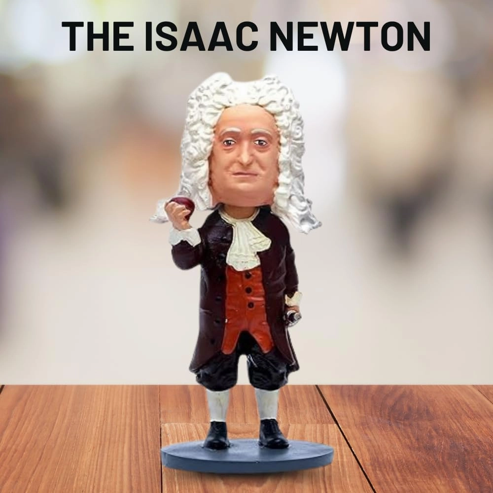 The Isaac Newton Bobblehead Table Top Figure, 5 inch Tall, Perfect for Desk, Home, Office and car,for 15  Years Age.