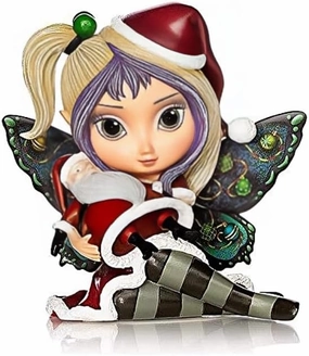 The Nightmare Before Christmas Sandy Claws Fairy Figurine by Jasmine Becket-Griffith from The Hamilton Collection | Disney Nightmare Before Christmas The Spritely Fun Resin Figurine Collection