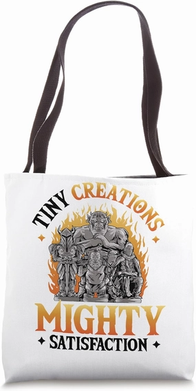 Tiny Creations Mighty Satisfaction Collecting Miniatures Tote Bag