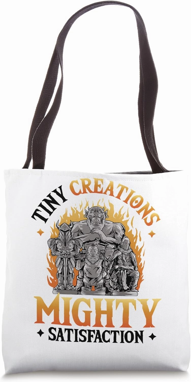 Tiny Creations Mighty Satisfaction Collecting Miniatures Tote Bag