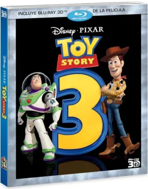 Toy Story 3 [Blu-ray 3D] Disney Pixar Starring Tom Hanks and Tim Allen [Spanish Artwork, Enlgish Audio]