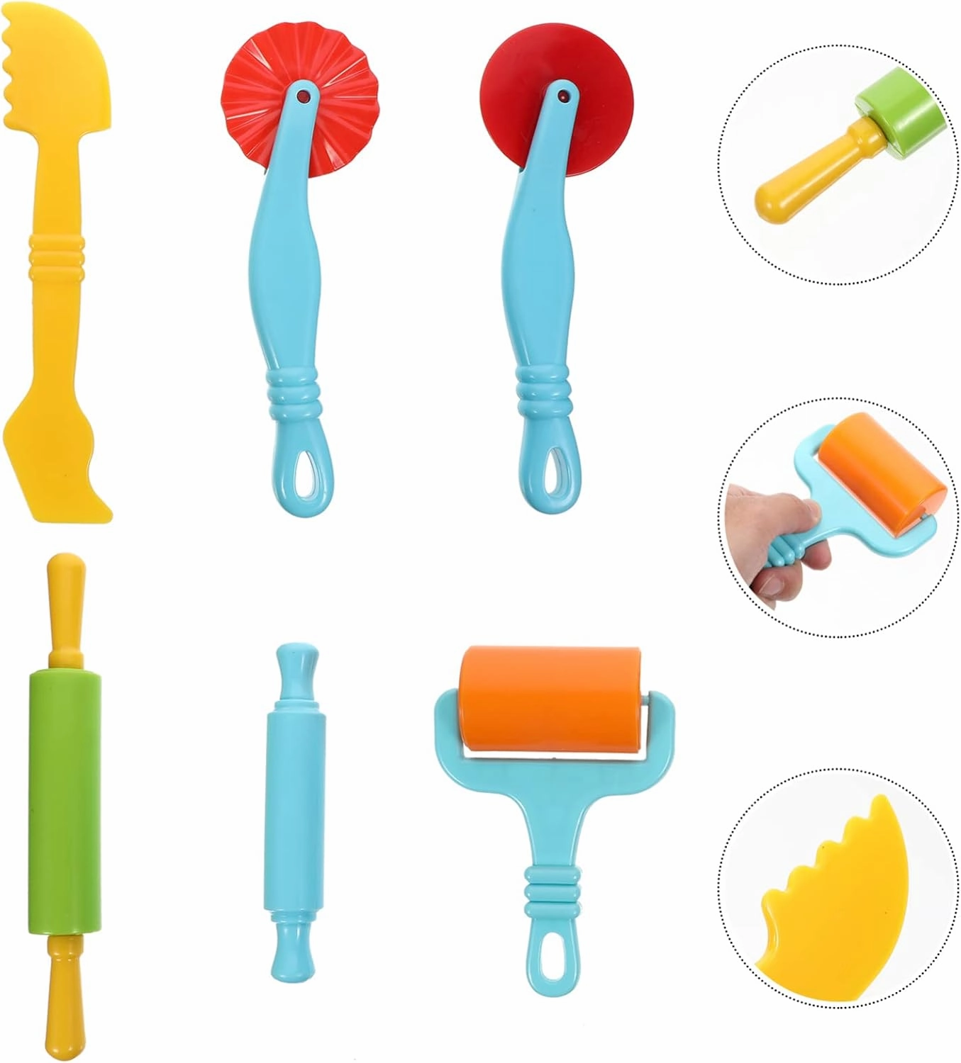 Toyvian 2sets Boy Girl Clay Tools Kit Modeling Tools for Creative Play to Use for Boys and Girls