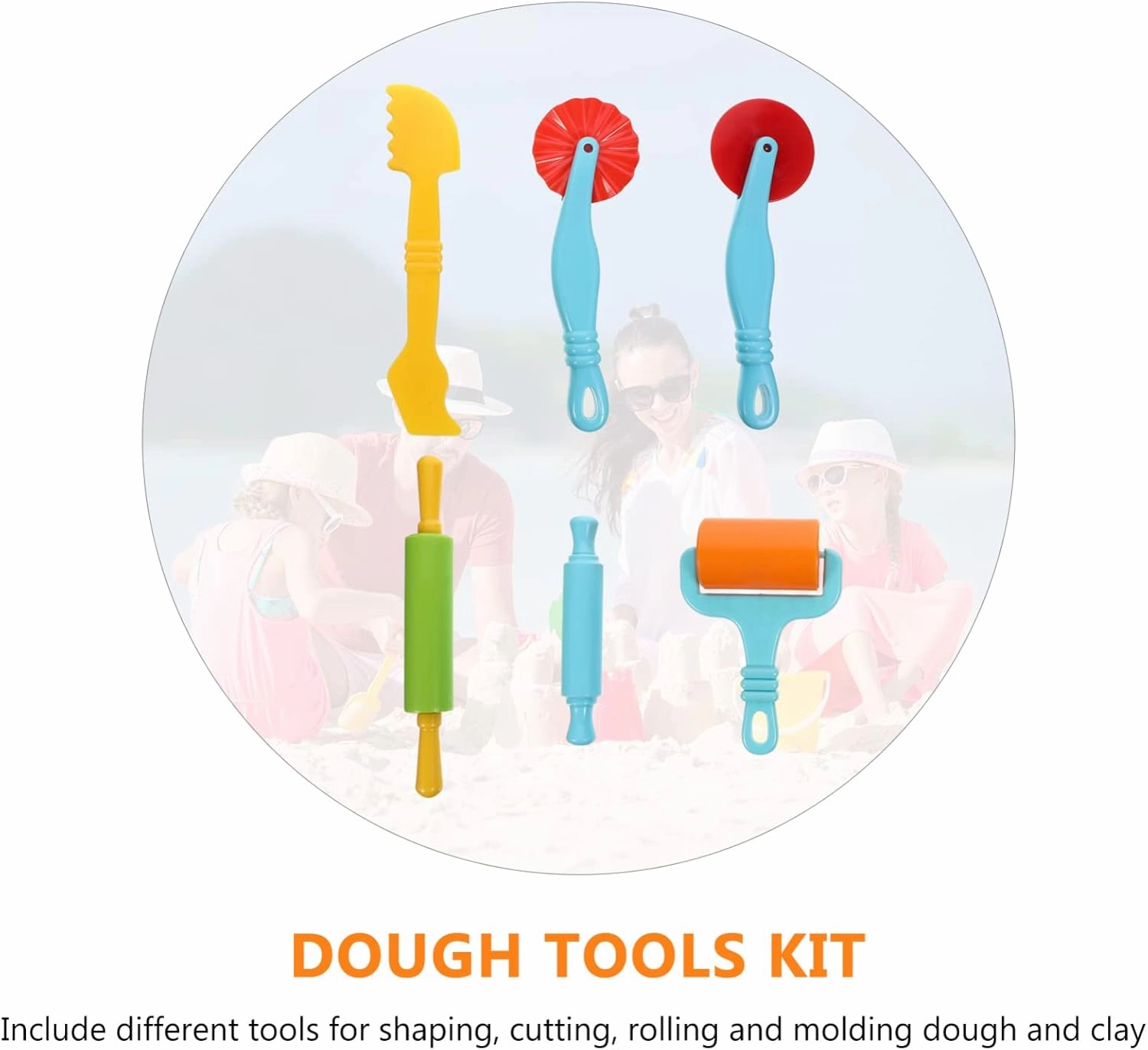 Toyvian 2sets Boy Girl Clay Tools Kit Modeling Tools for Creative Play to Use for Boys and Girls