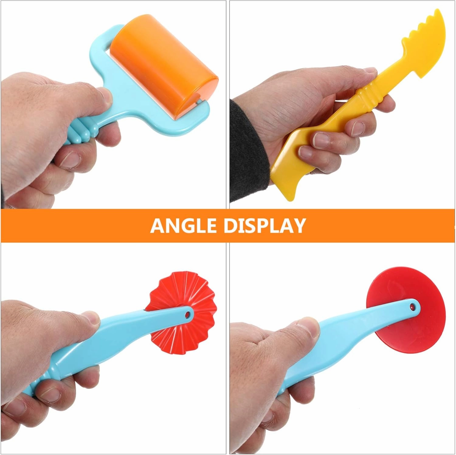 Toyvian 2sets Boy Girl Clay Tools Kit Modeling Tools for Creative Play to Use for Boys and Girls