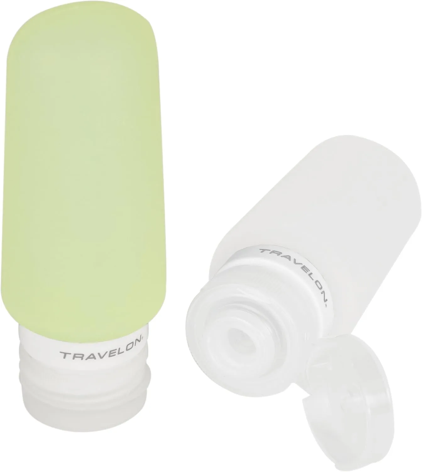 Travelon Set Of 2 Smart Tubes, 3 Ounce, Green/Clear, One Size