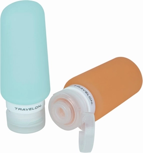 Travelon Set Of 2 Smart Tubes, 3 Ounce, Orange/Blue, One Size