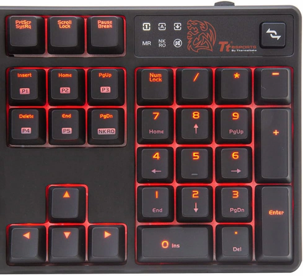 Tt eSPORTS Thermaltake Tt e Sports Poseidon Z RGB Software Controlled 16.8 Million Color Brown Switches Mechanical Gaming Keyboard KB-PZR-KBBRUS-01