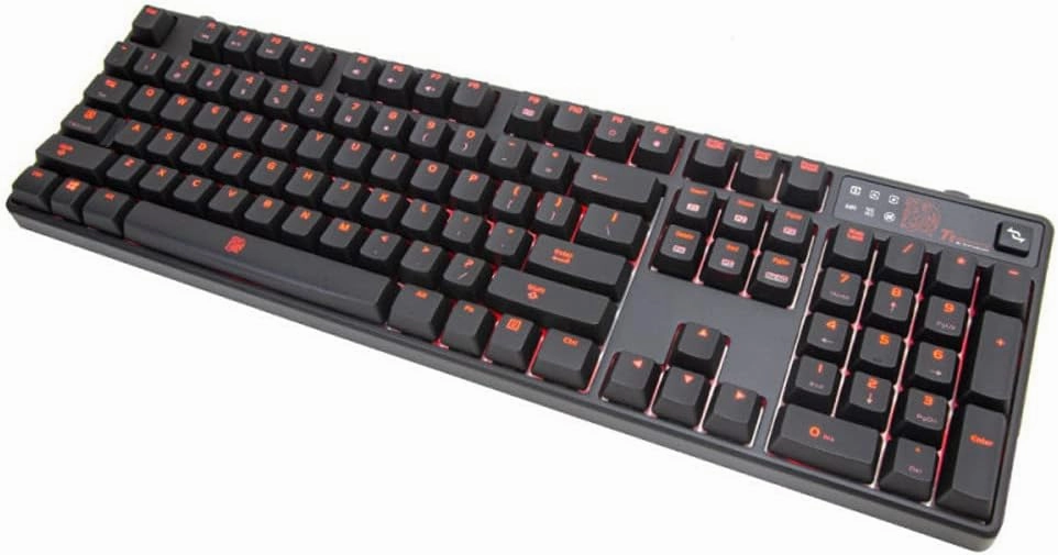 Tt eSPORTS Thermaltake Tt e Sports Poseidon Z RGB Software Controlled 16.8 Million Color Brown Switches Mechanical Gaming Keyboard KB-PZR-KBBRUS-01