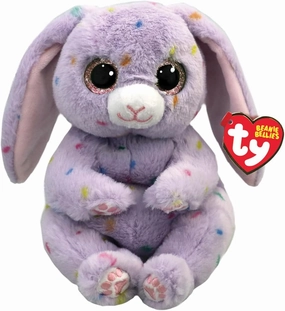 Ty Beanie Bellie Hyacinth - Purple Easter Bunny - 6", child