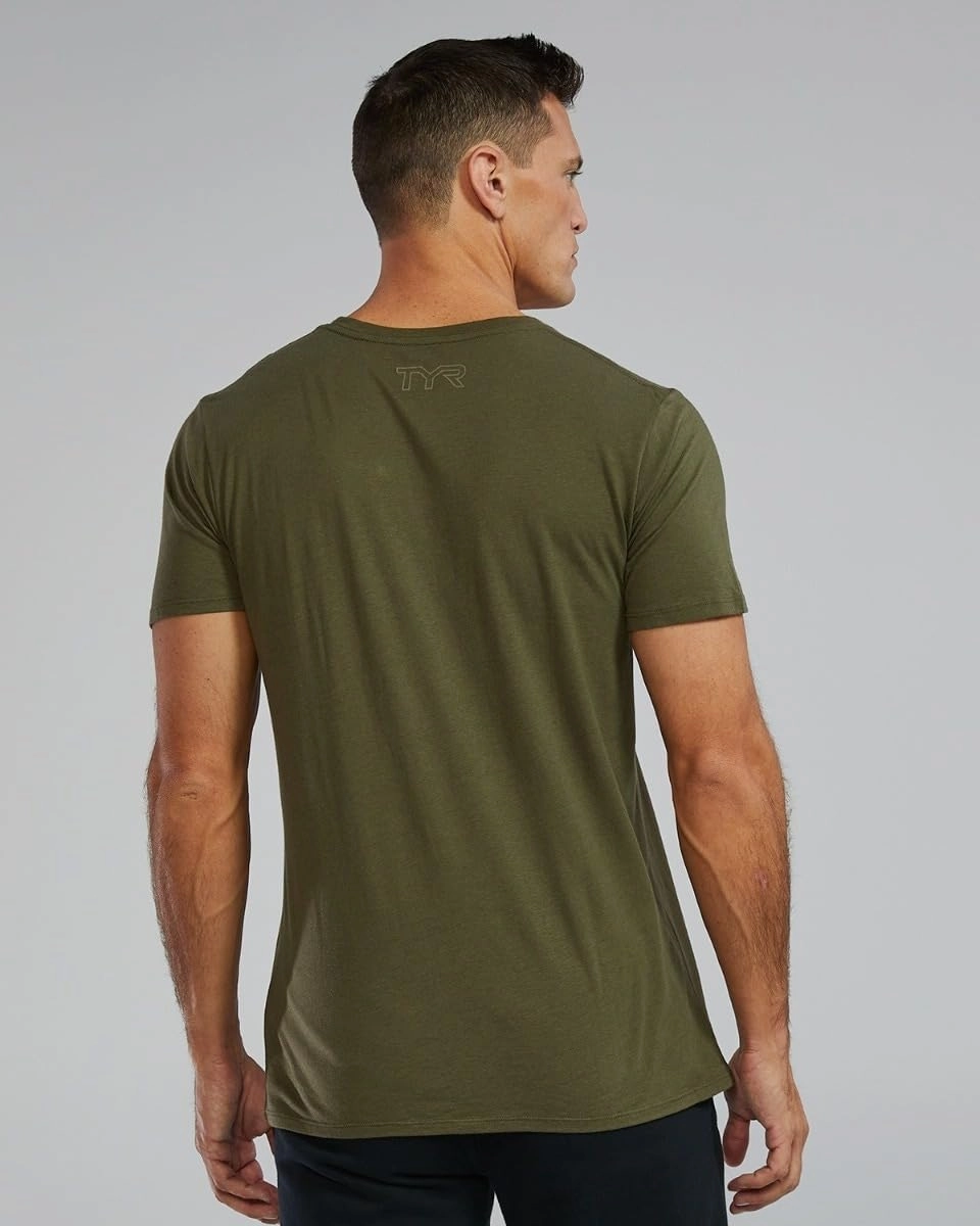 TYR Ultrasoft Lightweight Short Sleeve Big Logo Tech Tee