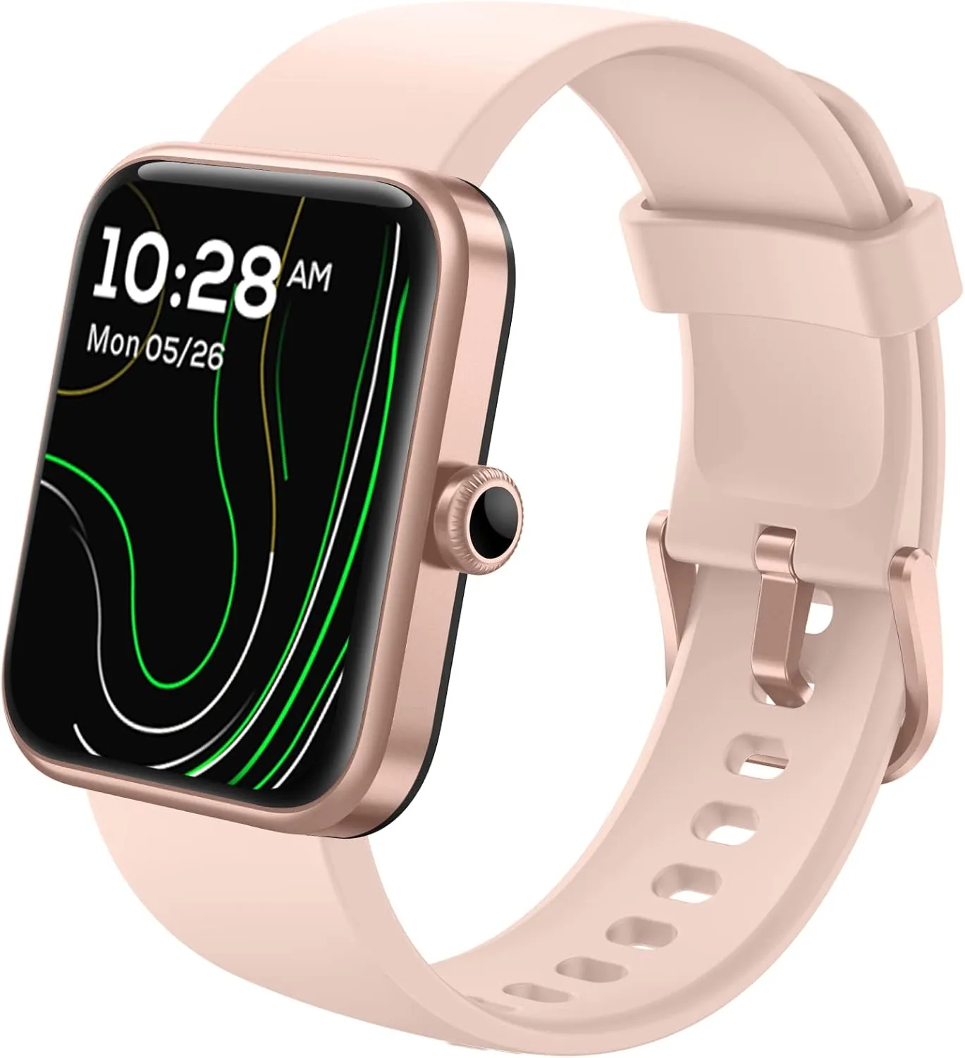 UMIDIGI UFit Pro(44mm) Smart Watch Alexa Built-in,Fitness Tracker with Heart Rate, SpO2 and Sleep Monitor, 5ATM Waterproof HD Color Touchscreen for Men Women Compatible with iPhone & Android