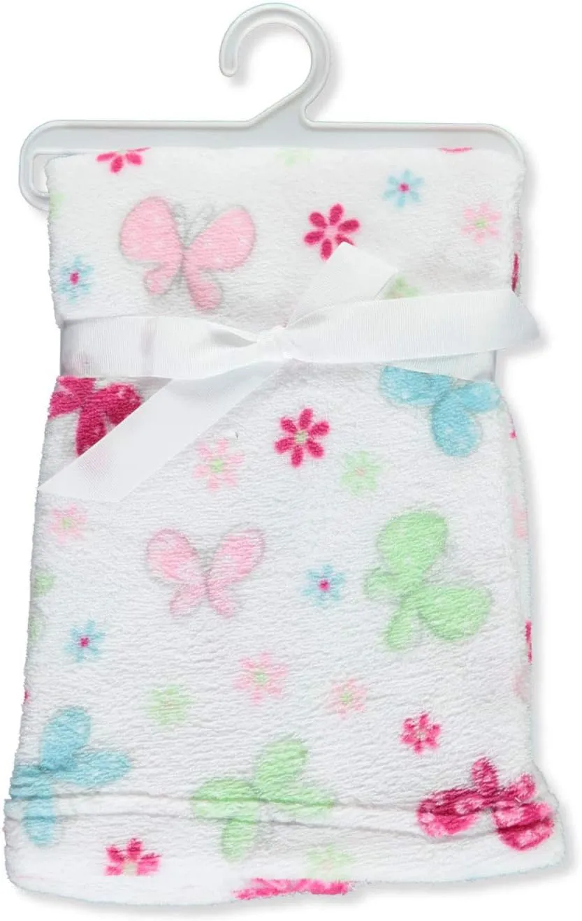 Unisex-Baby Unisex Super Soft and Cozy 30"x 36" Plush Baby Blanket