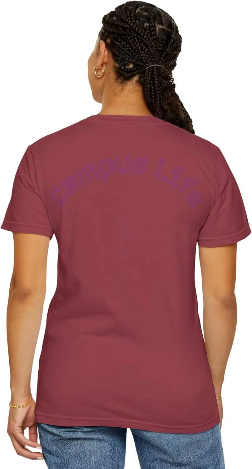 Unisex Campus Life Graphic Tee – Vibrant College Apparel, Trendy Casual T-Shirt, Fun Gift for Students