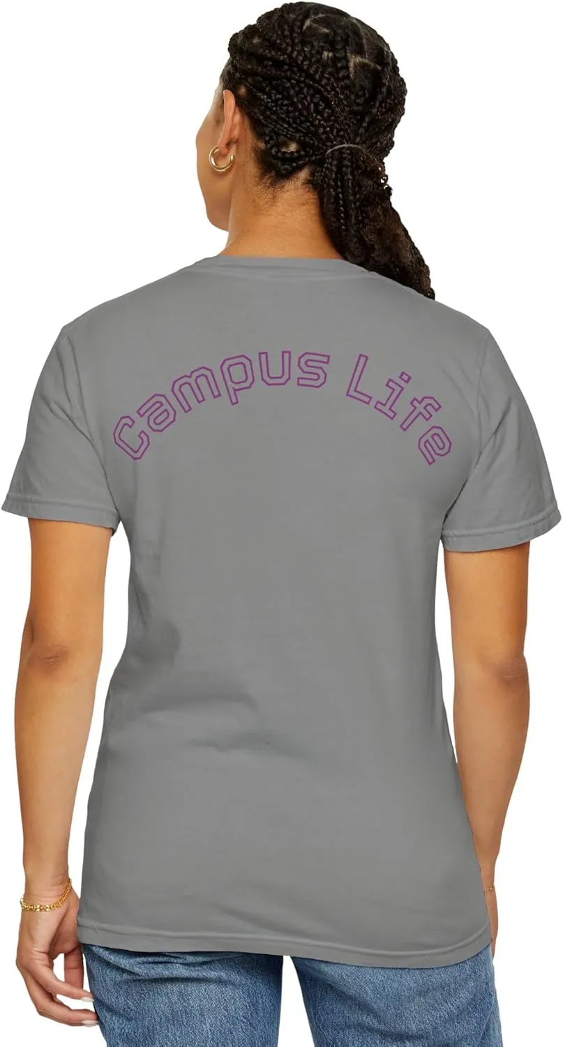Unisex Campus Life Graphic Tee – Vibrant College Apparel, Trendy Casual T-Shirt, Fun Gift for Students