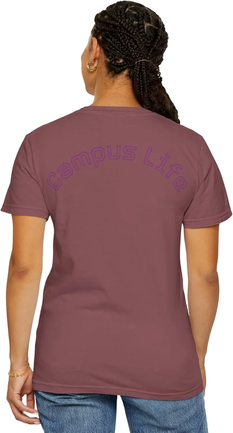 Unisex Campus Life Graphic Tee – Vibrant College Apparel, Trendy Casual T-Shirt, Fun Gift for Students
