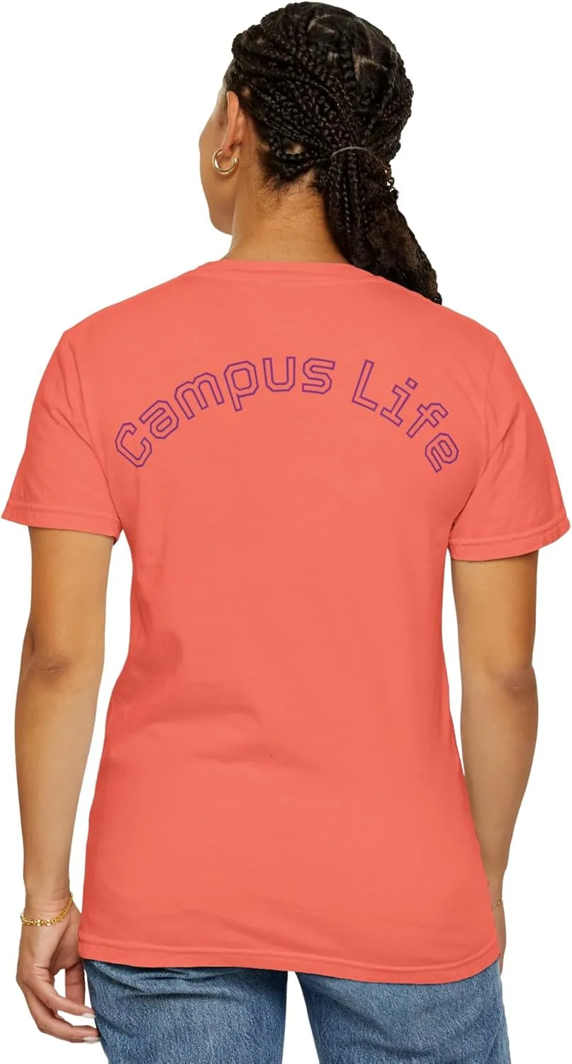 Unisex Campus Life Graphic Tee – Vibrant College Apparel, Trendy Casual T-Shirt, Fun Gift for Students