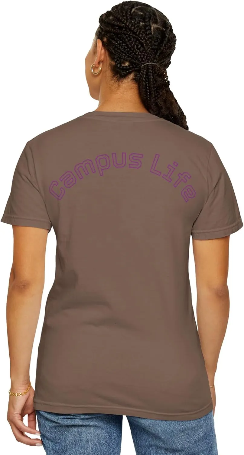 Unisex Campus Life Graphic Tee – Vibrant College Apparel, Trendy Casual T-Shirt, Fun Gift for Students