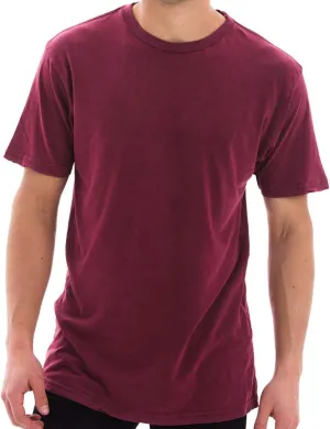 Unisex Ring Spun Cotton Vintage Short Sleeve Crewneck Tee Shirt