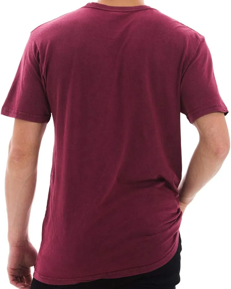 Unisex Ring Spun Cotton Vintage Short Sleeve Crewneck Tee Shirt