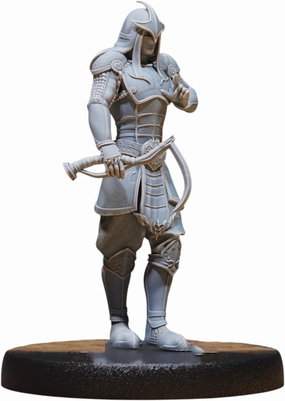 Unpainted DND Shadow Ninja Miniature Figurine, Tabletop Gaming Collectible, Fantasy World, Ideal Gift for Dungeon Masters and Collectors Alike - Designed by Epic Miniatures