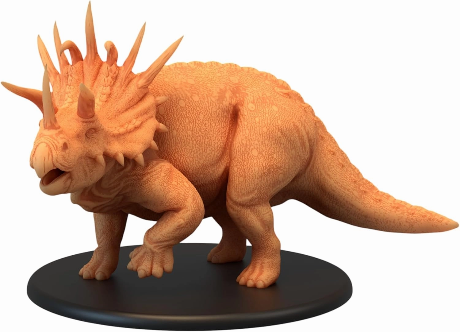 Unpainted DND Triceratops Miniature Figurine, Tabletop Gaming Collectible, Fantasy World, Ideal Gift for Dungeon Masters and Collectors - Designed by Epic Miniatures
