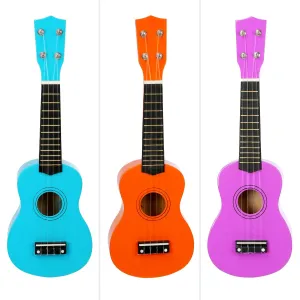 Urban Tones Coloured Ukulele with Decals - Assorted*