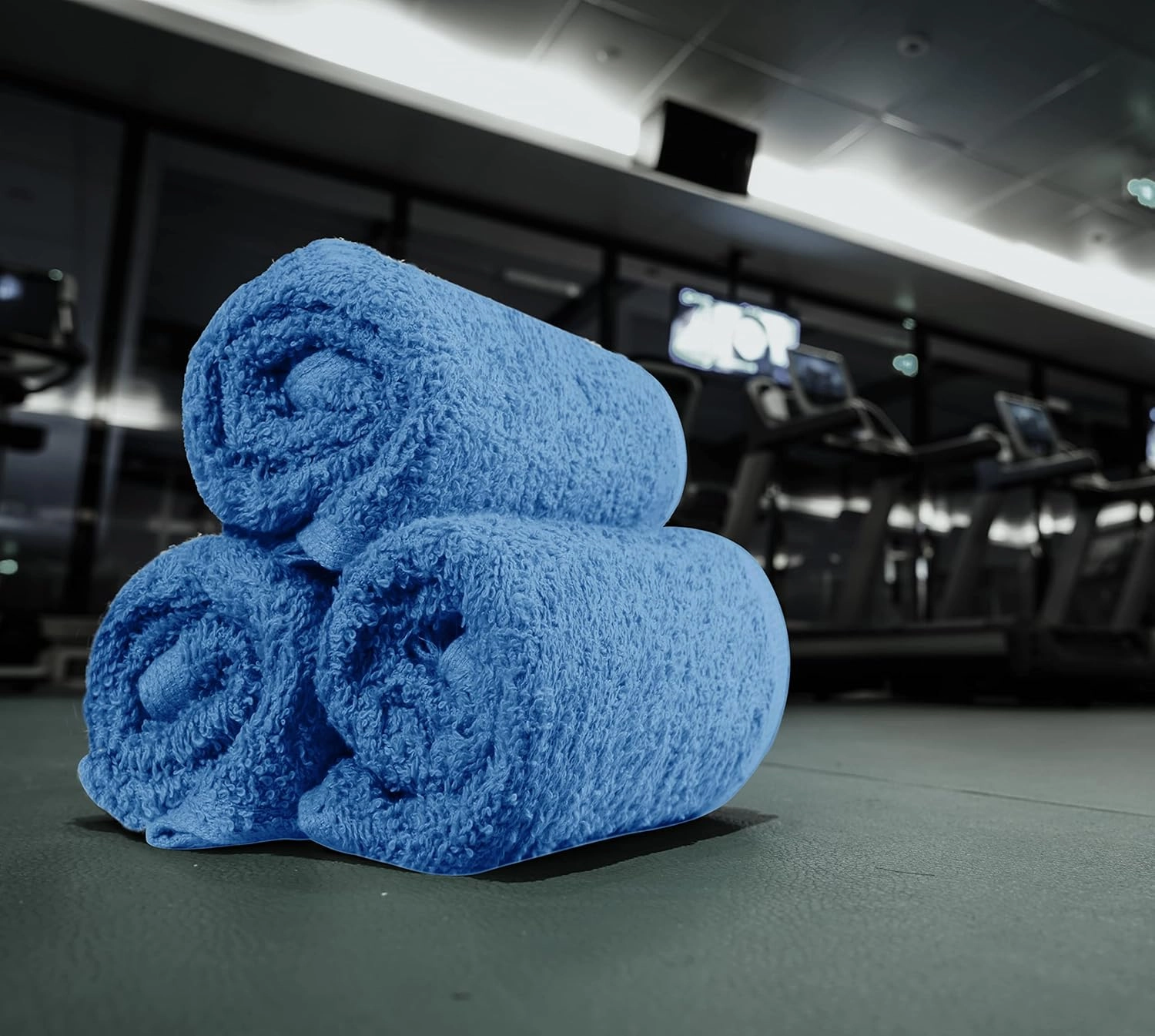 Utopia Towels 60 Pack Cotton Washcloths Set, 100% Ring Spun Cotton, Premium Flannel Face Cloths, Highly Absorbent and Soft Feel Fingertip Towels, Electric Blue